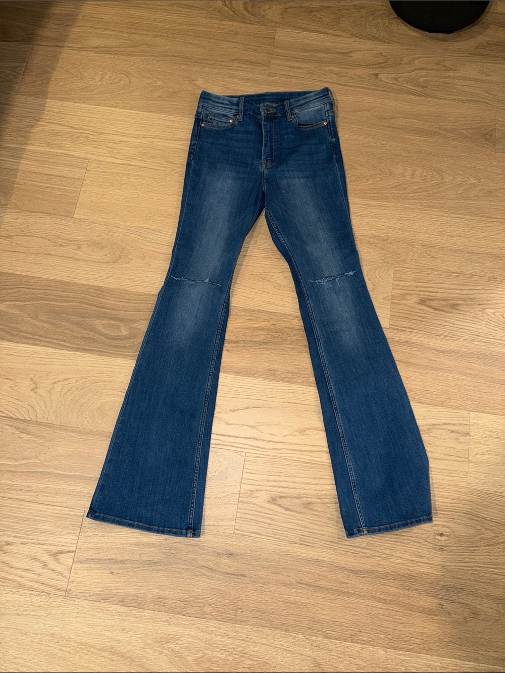 Classic Women's Bootcut Jeans - Dark Blue
